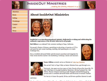 Tablet Screenshot of insideoutunity.net